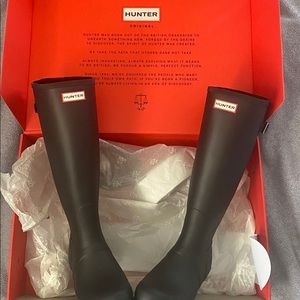 Hunter boots, size:8